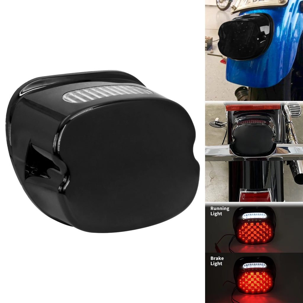 LED Brake Tail Light For Harley Sportster Dyna Fat Boy FLSTF Night Train FXSTB Softail FL Touring Road King Street Electra Glide