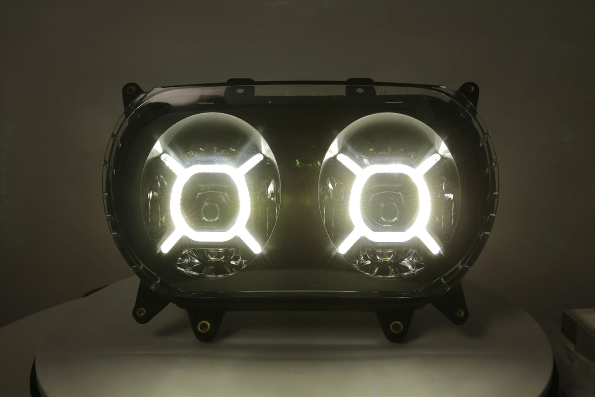 Dual Beam Led Headlight For 2015-2025 HarleyDavidson Road Glide 5 3/4' Led Headlight