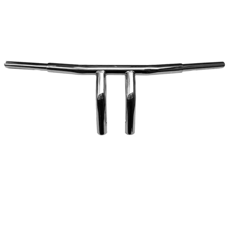 10'' Rise 1-/4'' T Bar Handlebar Drag Bar Fit Harley 96-17 Sportster Dyna Softail Gloss Black Chrome