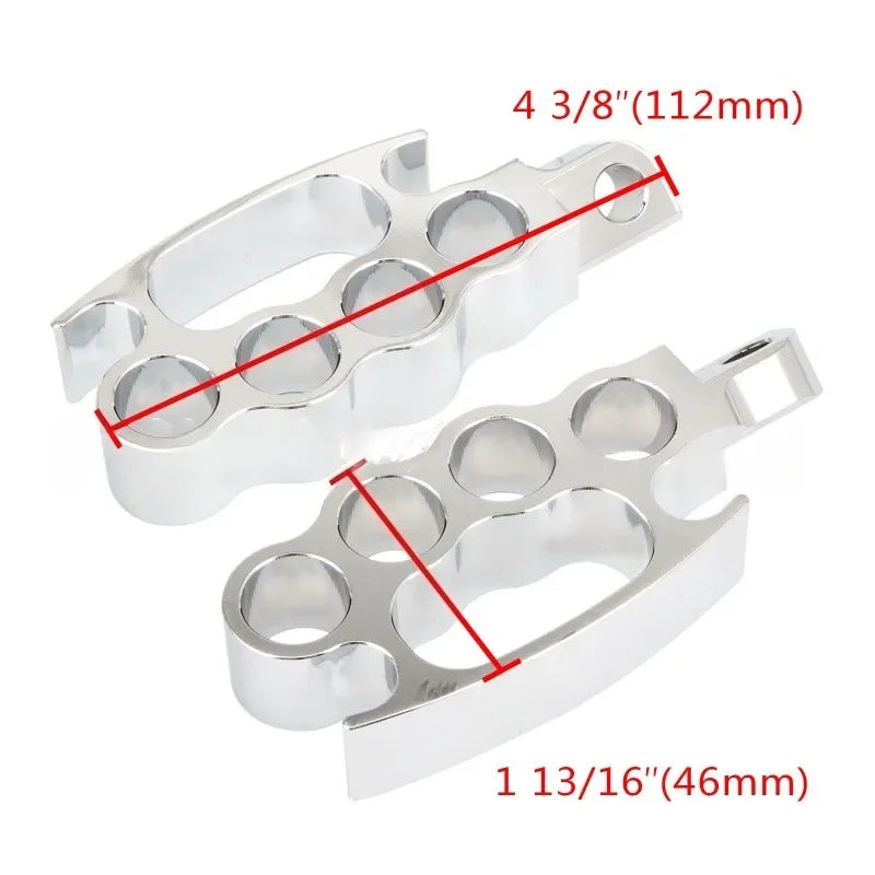 Motorcycle Front Footpegs & Rear Pedals Set For Harley Davidson Touring Softail Dyna 2025
