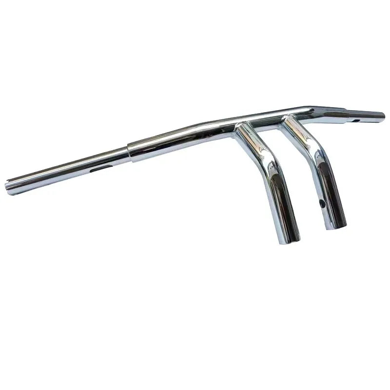 10'' Rise 1-/4'' T Bar Handlebar Drag Bar Fit Harley 96-17 Sportster Dyna Softail Gloss Black Chrome