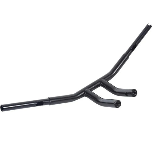 10'' Rise 1-/4'' T Bar Handlebar Drag Bar Fit Harley 96-17 Sportster Dyna Softail Gloss Black Chrome